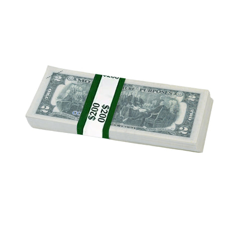 100x $2 Movie Props Money