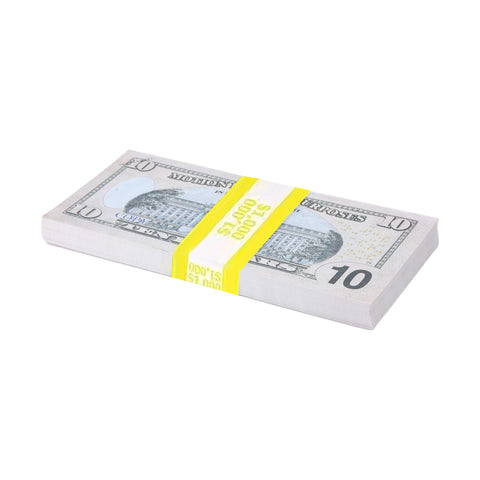 100x $10 Movie Props Money