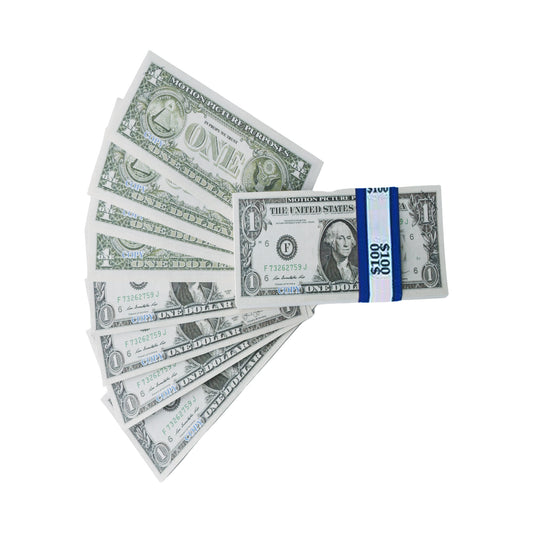 100x $1 Movie Props Money（复制）