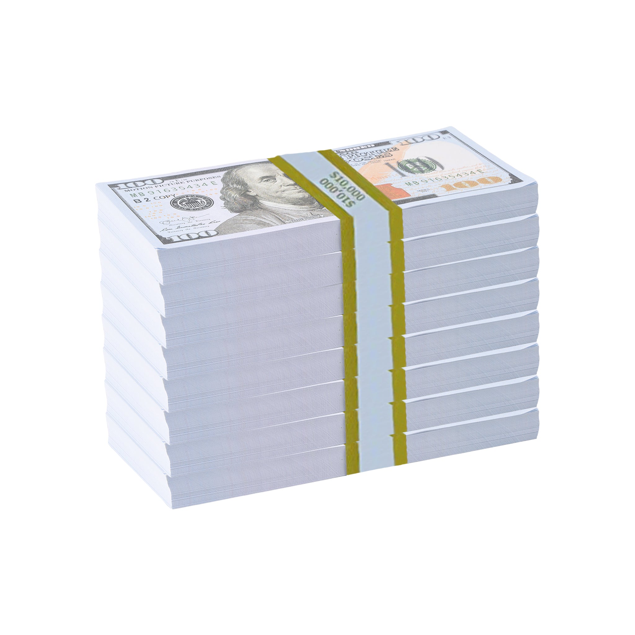 thumbnail image 2 of 100-Pack Realistic Fake Dollar Bill Props - Double-Sided Play Money For Movies, Parties & Learning 2 of 14