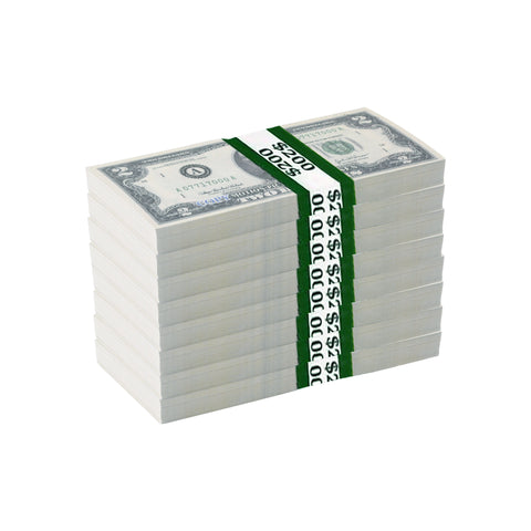 100x $2 Movie Props Money